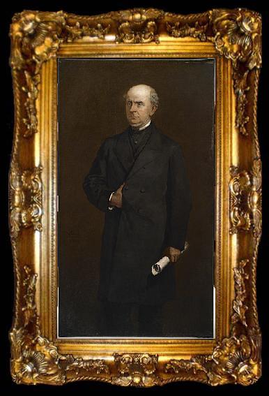 framed  William Morris Hunt Charles Francis Adams, ta009-2